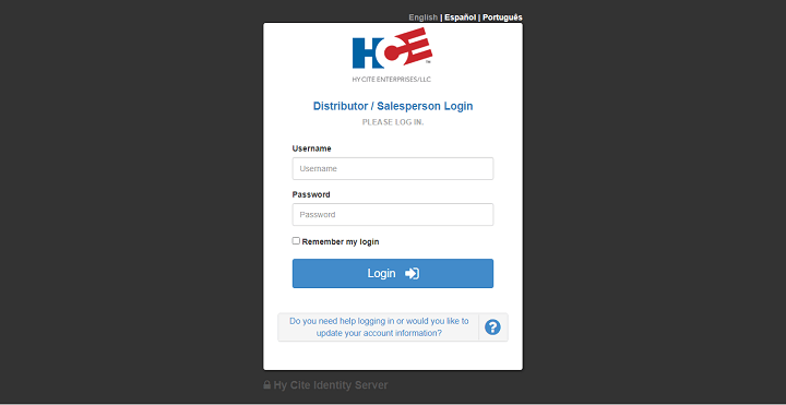 Hy Cite Distributor Login to Access Distributors