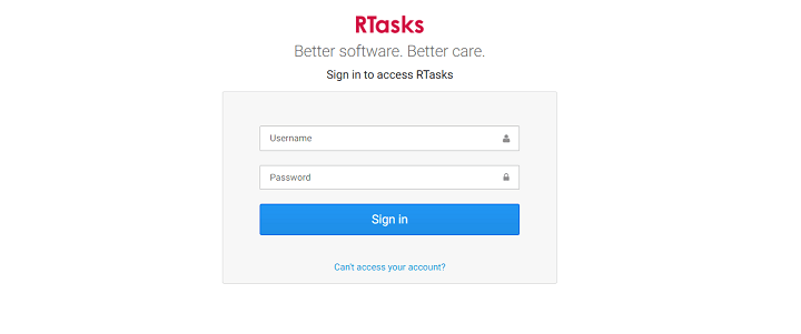 RTasks Login