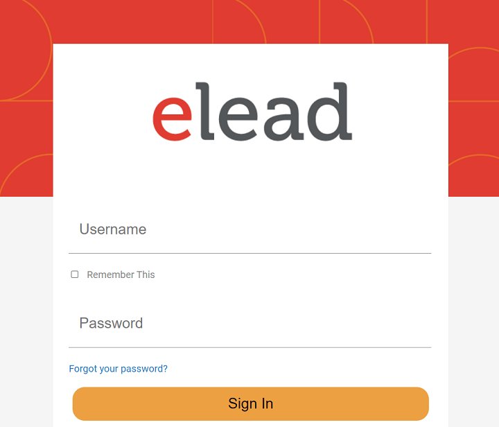 ELeads CRM Login